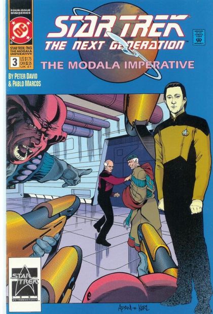 Star Trek: The Next Generation - The Modala Imperative (1991) Prior Claim |  Issue#3A | Year:1991 | Series: Star Trek | Pub: DC Comics |