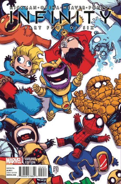 Infinity Infinity - "Thane" |  Issue#4E | Year:2013 | Series: Infinity | Pub: Marvel Comics | Skottie Young Baby Variant Cover
