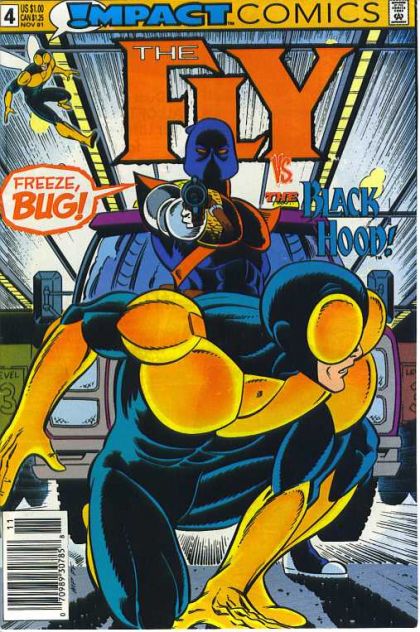 The Fly (Impact Comics) Drawn Into The Web! |  Issue#4B | Year:1991 | Series:  | Pub: DC Comics