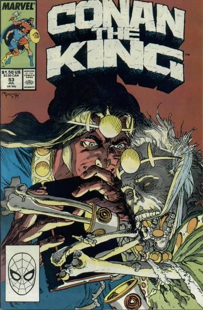 King Conan / Conan the King Night War / Tsinje-Nushan |  Issue#53A | Year:1989 | Series: Conan | Pub: Marvel Comics |