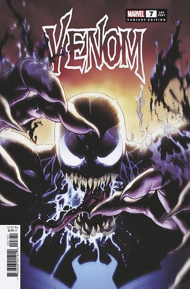 Venom, Vol. 5  |  Issue#7C | Year:2022 | Series: Venom | Pub: Marvel Comics | Carlos Magno Incentive Variant (1:25)