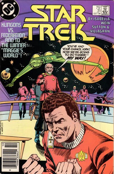Star Trek, Vol. 1 Maggie's World |  Issue#31B | Year:1986 | Series: Star Trek | Newsstand Edition