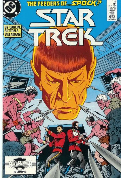 Star Trek, Vol. 1 The Return of the Serpent, Part III: Devil Down Below |  Issue#45A | Year:1987 | Series: Star Trek | Pub: DC Comics