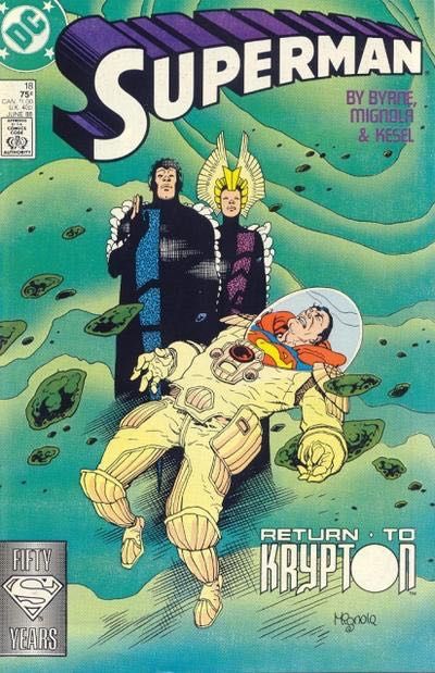 Superman, Vol. 2 Return to Krypton |  Issue#18A | Year:1988 | Series: Superman | Pub: DC Comics |