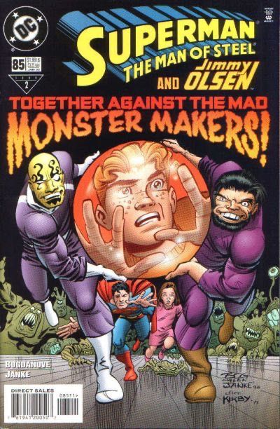 Superman: The Man of Steel Creative Differences |  Issue#85A | Year:1998 | Series: Superman | Pub: DC Comics |