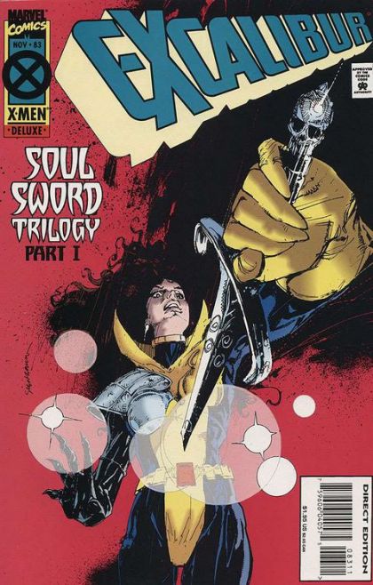 Excalibur, Vol. 1 Soul Sword Trilogy, Part 1: Bend Sinister |  Issue#83A | Year:1994 | Series: Excalibur | Pub: Marvel Comics