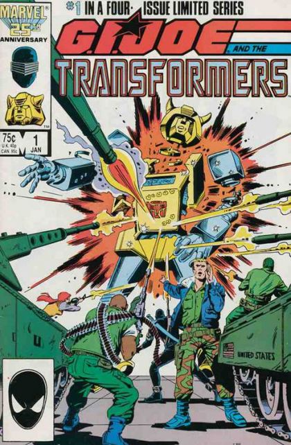 G.I. Joe and the Transformers Blood On The Tracks |  Issue#1 | Year:1986 | Series: G.I. Joe | Pub: Marvel Comics