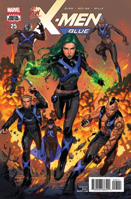 X-Men: Blue Cry Havok, Part 3 |  Issue#25A | Year:2018 | Series: X-Men | Pub: Marvel Comics | Jorge Molina Regular