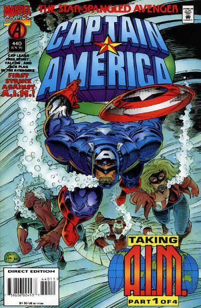 Captain America, Vol. 1 Taking A.I.M. - Dawn's Early Light |  Issue#440A | Year:1995 | Series: Captain America | Pub: Marvel Comics