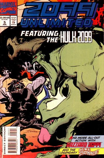 2099 Unlimited Never Let Go / Everything You Wanted To Know About Duke Stratosphere Bt Were Afraid To Ask! / Now Playing |  Issue#5 | Year:1994 | Series:  |