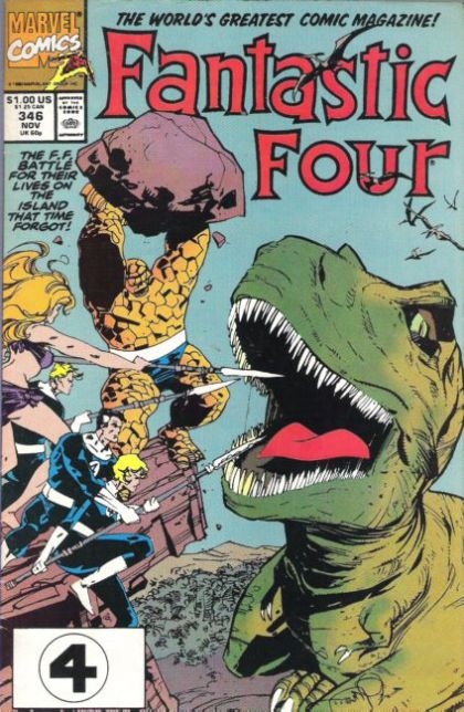 Fantastic Four, Vol. 1 70 Million Years Bc... And Then Some! |  Issue#346A | Year:1990 | Series: Fantastic Four | Pub: Marvel Comics