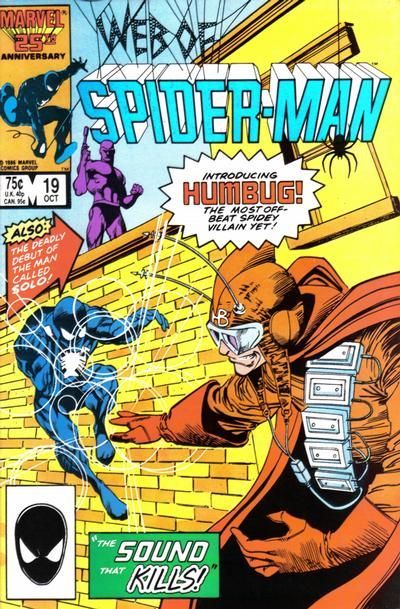 Web of Spider-Man, Vol. 1 Humbug |  Issue#19A | Year:1986 | Series: Spider-Man | Pub: Marvel Comics