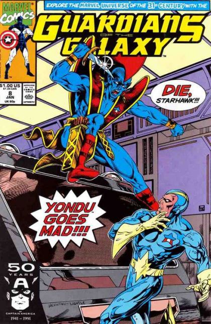 Guardians of the Galaxy, Vol. 1 Down Time |  Issue#8A | Year:1990 | Series: Guardians of the Galaxy |