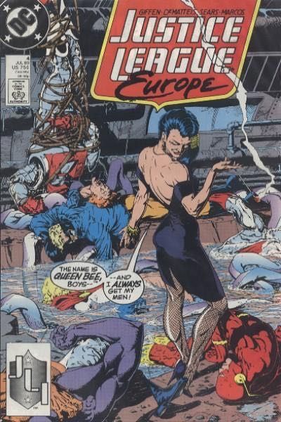 Justice League Europe / International Bialya Burning! |  Issue#4A | Year:1989 | Series: JLA | Pub: DC Comics