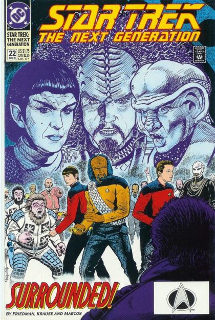 Star Trek: The Next Generation, Vol. 2 Trapped |  Issue#22A | Year:1991 | Series: Star Trek |