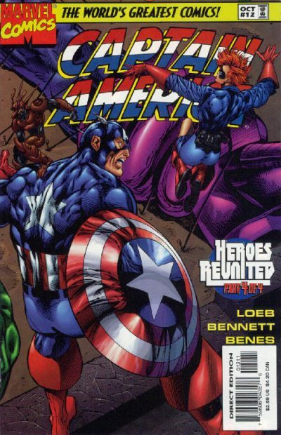 Captain America, Vol. 2 Heroes Reunited - Part 4: Let It Be |  Issue#12A | Year:1997 | Series: Captain America | Pub: Marvel Comics