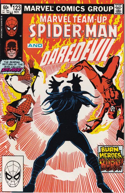 Marvel Team-Up, Vol. 1 Spider-Man and Daredevil: Rivers of Blood |  Issue#123A | Year:1982 | Series: Marvel Team-Up | Pub: Marvel Comics