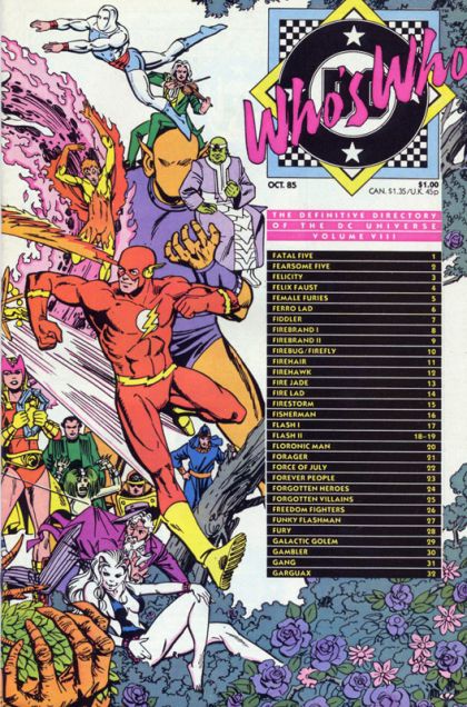 Who's Who: The Definitive Directory of the DC Universe Fatal Five to Garguax |  Issue#8A | Year:1985 | Series: Who's Who? | Pub: DC Comics