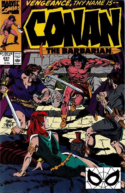 Conan the Barbarian, Vol. 1 The Burning Tower |  Issue#231A | Year:1990 | Series: Conan |