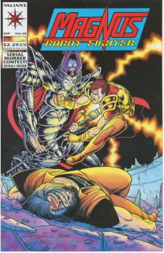 Magnus Robot Fighter, Vol. 1 Will Of Iron |  Issue#28 | Year:1993 | Series: Magnus Robot Fighter | Pub: Valiant Entertainment