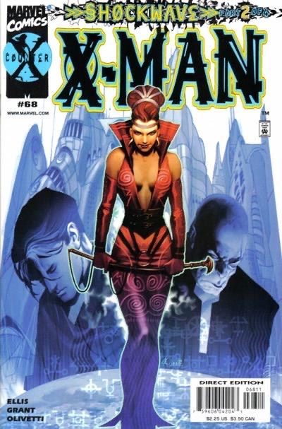 X-Man Shockwave, Shockwave The Infinities Of Evil, Part 2 |  Issue#68 | Year:2000 | Series: X-Men | Pub: Marvel Comics