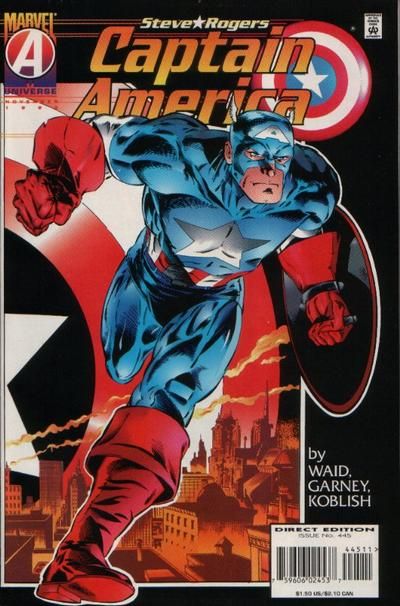 Captain America, Vol. 1 Operation Rebirth, Chapter One: Old Soldiers Never Die |  Issue#445A | Year:1995 | Series: Captain America | Pub: Marvel Comics