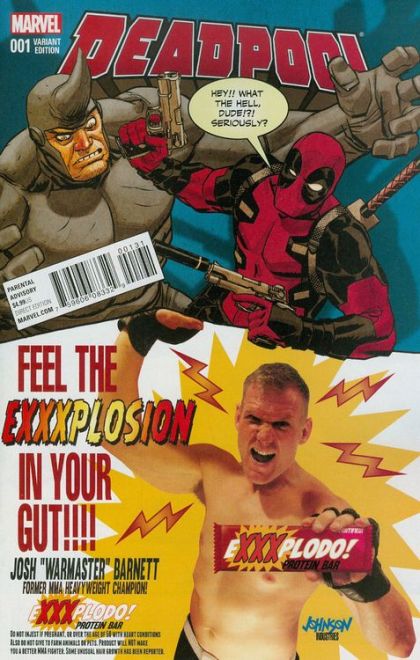 Deadpool, Vol. 5 Sumus Omnes Deadpool |  Issue#1B | Year:2015 | Series: Deadpool | Pub: Marvel Comics | Variant Dave Johnson Candy Cover