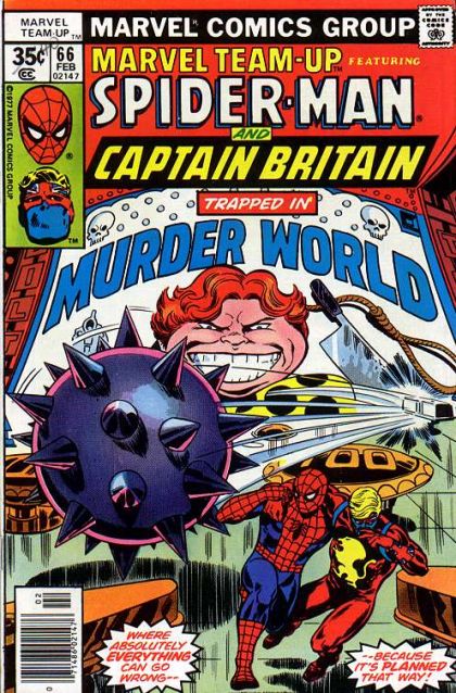 Marvel Team-Up, Vol. 1 Spider-Man and Captain Britain: Murder World |  Issue#66A | Year:1977 | Series: Marvel Team-Up |