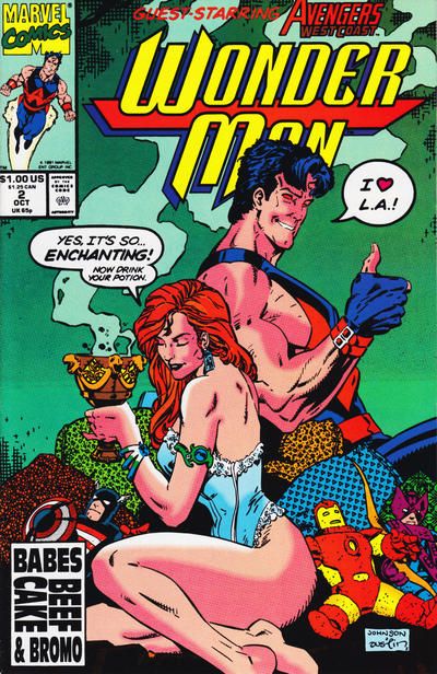Wonder Man, Vol. 2 Screen Goddess |  Issue#2A | Year:1991 | Series: Wonder Man | Pub: Marvel Comics