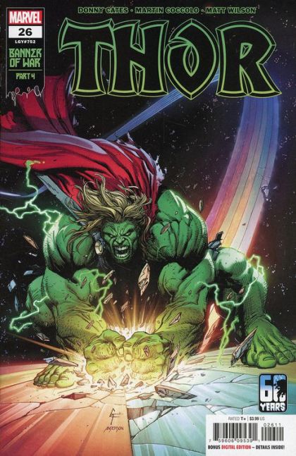 Thor, Vol. 6  |  Issue#26A | Year:2022 | Series:  | Pub: Marvel Comics | Regular Gary Frank Cover