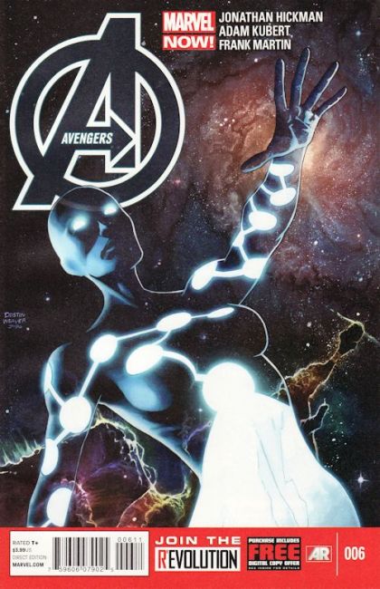 ( 1st app. Nightmask (Adam Blackveil), 1st cover app. Captain Universe (Tamara Devoux) ) The Avengers, Vol. 5 Zen and the Art of Cosmology |  Issue#6A | Year:2013 | Series: Avengers | Pub: Marvel Comics