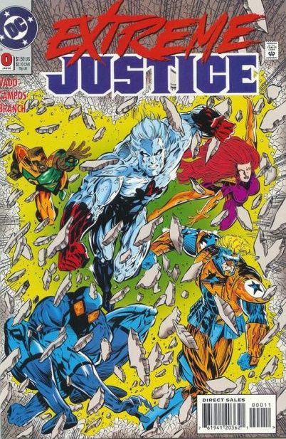 Extreme Justice With A Bang |  Issue#0A | Year:1995 | Series: JLA | Pub: DC Comics