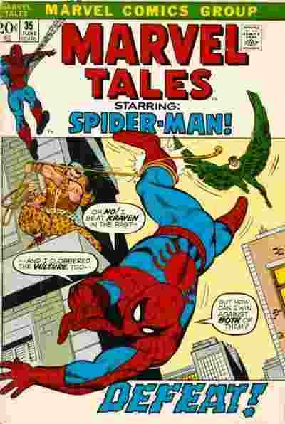 Marvel Tales, Vol. 2  |  Issue#35 | Year:1972 | Series: Spider-Man |