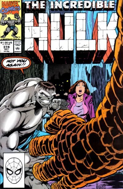 The Incredible Hulk, Vol. 1 No Autographs |  Issue#374A | Year:1990 | Series: Hulk |