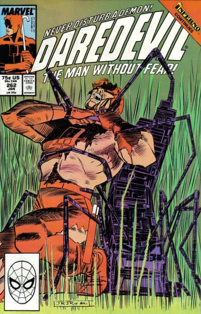 Daredevil, Vol. 1 Inferno - ... I Found Me In A Gloomy Wood, Astray... |  Issue#262A | Year:1988 | Series: Daredevil |