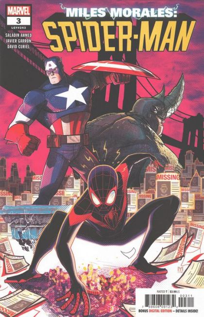 Miles Morales: Spider-Man, Vol. 1  |  Issue#3A | Year:2019 | Series:  | Pub: Marvel Comics