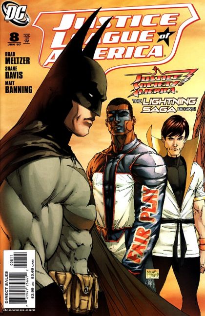 Justice League of America, Vol. 2 The Lightning Saga - Chapter One: Lightning Lad |  Issue#8A | Year:2007 | Series: Justice League | Pub: DC Comics