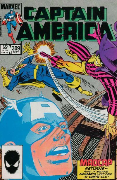 Captain America, Vol. 1 Nomad Madcap Cap... |  Issue#309A | Year:1985 | Series: Captain America | Pub: Marvel Comics |