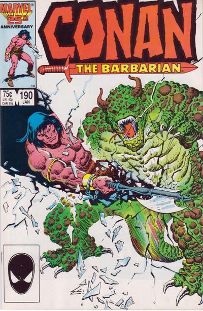 Conan the Barbarian, Vol. 1 Exodus |  Issue#190A | Year:1987 | Series: Conan | Pub: Marvel Comics |