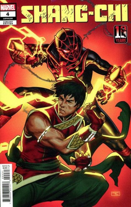 Shang-Chi, Vol. 2  |  Issue#4C | Year:2021 | Series:  | Pub: Marvel Comics | Variant Taurin Clarke Miles Morales Spider-Man 10th Anniversary Cover