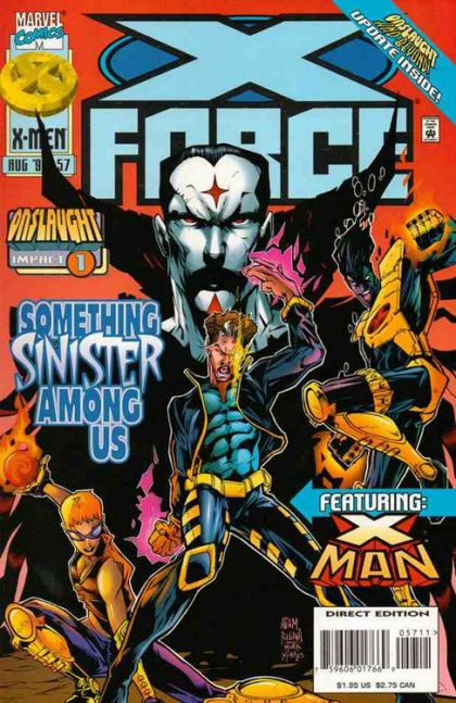 X-Force, Vol. 1 Onslaught - The Best Laid Plans, The Best Laid Plans... |  Issue#57A | Year:1996 | Series: X-Force | Pub: Marvel Comics
