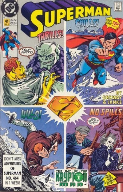 Superman, Vol. 2 The Nature Of The Beast |  Issue#41A | Year:1990 | Series: Superman | Pub: DC Comics
