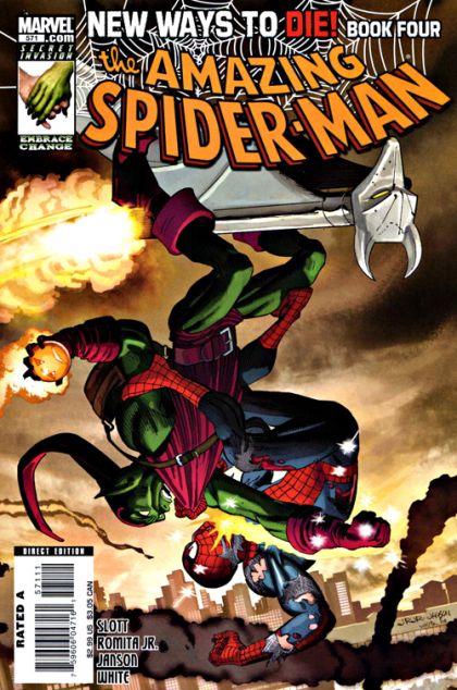 The Amazing Spider-Man, Vol. 2 New Ways To Die, Part 4: Opposites Attack |  Issue#571A | Year:2008 | Series: Spider-Man | Pub: Marvel Comics |