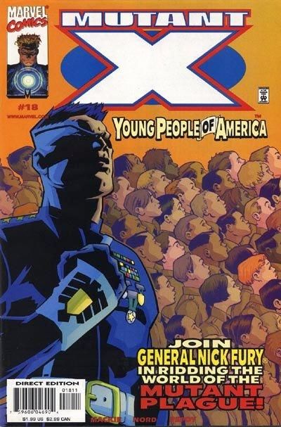 Mutant X ...America's Future! |  Issue#18A | Year:2000 | Series: X-Men | Pub: Marvel Comics