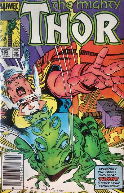Thor, Vol. 1 Thor Croaks! |  Issue#364C | Year:1985 | Series: Thor | Pub: Marvel Comics