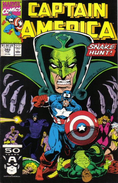 Captain America, Vol. 1 Why Does It Always Have To Be Snakes?; Thanks for the Memories |  Issue#382A | Year:1991 | Series: Captain America | Pub: Marvel Comics
