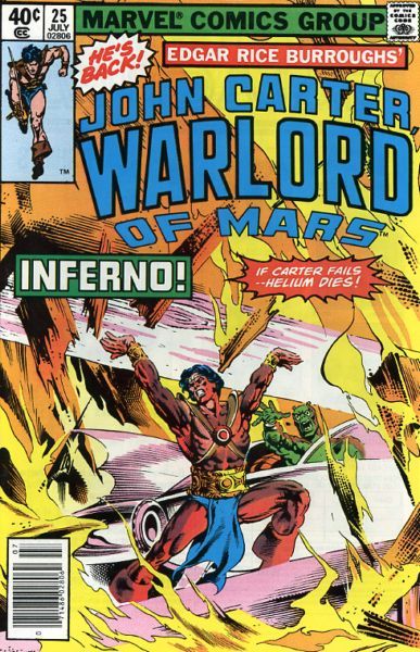 John Carter, Warlord of Mars The Master Assassin of Mars, Hide-'N'-Seek! |  Issue#25B | Year:1979 | Series: John Carter | Pub: Marvel Comics |