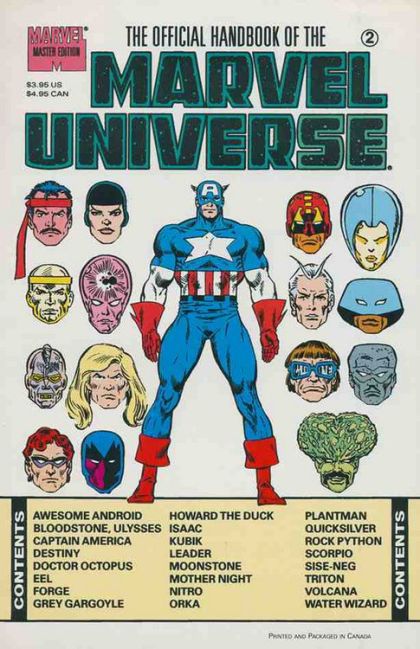 Official Handbook of the Marvel Universe: Master Edition (Vol. 3)  |  Issue#2 | Year:1990 | Series: Official Handbook of the Marvel Universe |