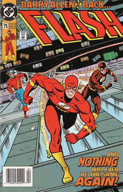 Flash, Vol. 2 The Return of Barry Allen, Running Behind |  Issue#75B | Year:1993 | Series: Flash | Pub: DC Comics