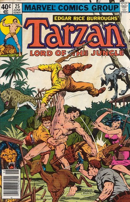 Tarzan (Marvel Comics) The Wages of Fear |  Issue#25B | Year:1979 | Series: Tarzan | Pub: Marvel Comics